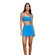 Saia Short Feminino Alto Giro Eterna Sobreposta AZUL