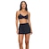 Saia Short Feminino Alto Giro Eterna Sobreposta PRETO