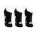 Meia Puma Cano Baixo Infantil - 3 pares PRETO