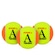 Bola de Beach Tennis Tretorn Academy Stage 2 Pack Com 03 LARANJA