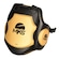 Guarda peitoral MKS Classic Boxing tipo Armadura Escudo PRETO/AMARELO