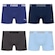 Cueca Puma Boxer Sem Costura - 4 unidades - Masculina AZUL