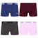 Cueca Puma Boxer Sem Costura - 4 unidades - Masculina ROSA