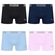 Cueca Puma Boxer Sem Costura - 4 unidades - Masculina PRETO