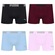 Cueca Puma Boxer Sem Costura - 4 unidades - Masculina ROSA