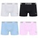 Cueca Puma Boxer Sem Costura - 4 unidades - Masculina PRETO