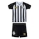 Kit Uniforme Futebol Umbro Santos II 2025 Infantil PRETO