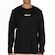 Camiseta Masculina Element Manga Longa Simple Logo WT25 PRETO
