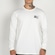 Camiseta Masculina RVCA Manga Longa VA RVCA Bem WT25 BRANCO