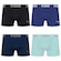 Cueca Boxer Sem Costura Puma - 4 unidades - Masculina PRETO