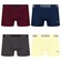 Cueca Boxer Sem Costura Puma - 4 unidades - Masculina AZUL