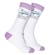 Meia Cano Alto Hoahi Style Friends Feminina BRANCO