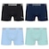 Cueca Boxer Sem Costura Puma - 4 unidades - Masculina PRETO/VERDE