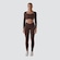 Calça Legging Feminina Fila Touch Gym MARROM