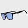 Óculos de Sol Unissex Quiiq Sunglasses Quadrado PRETO/AZUL
