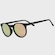 Óculos de Sol Unissex Quiiq Sunglasses Round PRETO/ROSA CLA