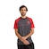 Camiseta Masculina Braziline Flamengo Cesto CINZA/VERMELHO