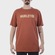 Camiseta Hurley Silk Square - Masculino MARROM