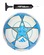 Kit Bola de Futebol de Campo Adidas UCL Champion League Training + Bomba de Ar Preta BRANCO/AZUL