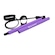 Kit Barra Pilates Elástico Pedal Gold Sports Master ROXO
