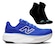 Tênis New Balance More V6 Masculino + Par de Meias Performance AZUL/AZUL ESC