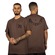 Camiseta MCD Caligrafiti Costas Masculina MARROM