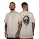 Camiseta MCD Caveira Arame Masculina BEGE