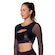 Top Selene Manga Longa Tule Feminino PRETO