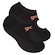 Meia Cano Curto Selene Sapatilha Pilates Antiderrapante Feminina PRETO