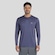 Camiseta Olympikus Essential Manga Longa Masculina AZUL ESCURO