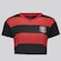 Blusa Cropped Flamengo Movimentar Feminina VERMELHO