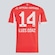 Camisa Bayern Home adidas 2026 14 Luis Díaz Masculina VERMELHO