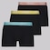 Cueca Boxer Mash Cotton - 3 unidades - Adulto PRETO