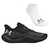 Kit Tênis Under Armour Dime E Meia - Masculino PRETO/PRATA