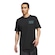 Camiseta Masculina adidas Estampada de Basquete PRETO/AZUL CLA
