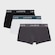 Kit Cueca Masculina Lacoste Trunk Stretch Preto Adulto CINZA