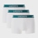 Kit Cueca Masculina Lacoste Trunk Stretch Adulto BRANCO