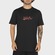 Camiseta Quiksilver Impaired Logo Dna Masculina PRETO