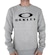 Blusão de Moletom Oakley Careca Crew II Heather Masculino CINZA