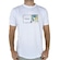 Camiseta Hurley Double Up Surf Noise WT25 Masculina BRANCO
