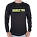 Camiseta Hurley Manga Longa Square WT25 Masculina PRETO