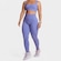 Calça Legging Lupo Sem Costura Canelada Feminina ROXO