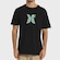 Camiseta Masculina Hurley Plus Size Icon Garden PRETO