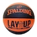Bola de Basquete Spalding Lay up Tamanho 3 PRETO/LARANJA