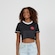 Camiseta Vasco Da Gama Cropped Grito Braziline - Feminina PRETO