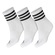 Meia adidas 3S C SPW Mid 38 Ao 40 - Pack Com 03 Pares BRANCO
