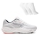 Tênis Mizuno Goya 2 Masculino + 3 Pares de Meias BRANCO/MARINHO/ROYAL