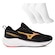 Tênis Mizuno Space 5 Masculino + 3 Pares de Meias PRETO/LARANJA