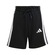 Short Infantil adidas 3 Listras Essentials PRETO/BRANCO