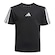 Camiseta Infantil adidas 3 Listras PRETO/BRANCO